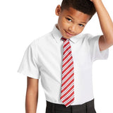 MS Boys Easy Iron School Shirts 8-9 Years White