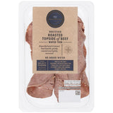 M&S wafer thin roast beef slices 95g, imported from the UK
