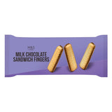 M&S Chocolate Sandwich Fingers biscuits 2 x 150g, imported from the UK