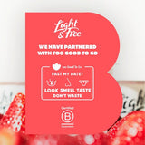 Light & Free Raspberry Greek Style Fat Free Yoghurt Multipack