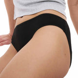 M&S Collection Womens, Pure Cotton Bikini Knickers, Size 12, Black