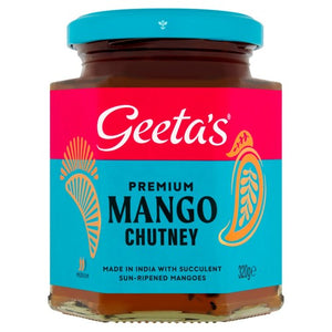 Premium Mango Chutney with Succulent Indian Mangoes and Spices