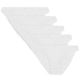 MS Collection Cotton Rich Bikini Briefs Size 14 White