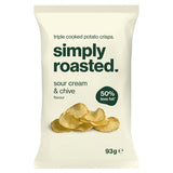 M&S simply roasted Sour Cream & Chive Crisps 93g- Buy online at McGrocer