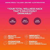 AQUA GLOW Berry Crush collagen drink 250ml, UK version