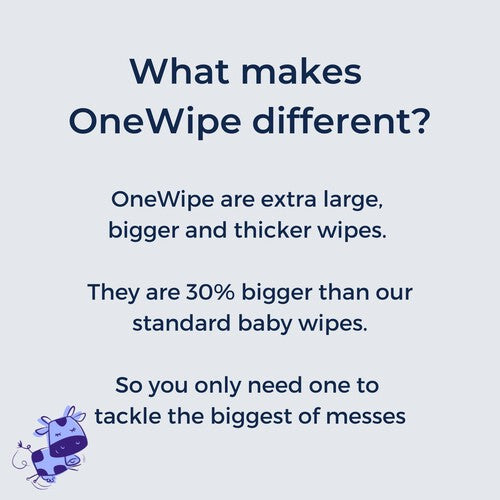 Mum & You OneWipe Extra Large Biodegradable Wet wipe