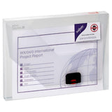 Snopake A4 DocBox Document Wallet Folder Clear