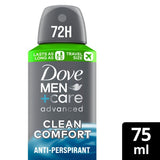 Dove Men+Care Advanced Antiperspirant Deodorant Clean Comfort Travel Size