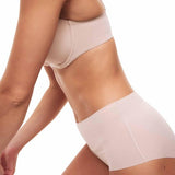 M&S Womens High Rise Knicker Shorts, 12, Opaline