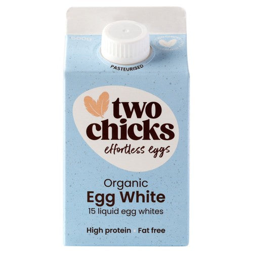 Two Chicks organic liquid egg white 500g (British brand)
