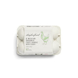 Daylesford organic free range medium hen eggs 6 pack - British product