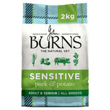 Burns Sensitive Adult Pork & Potato Dry Dog Food 2kg - British product