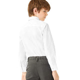 M&S Boys Regular Fit Easy to Iron Shirts, 6-7 Years, White