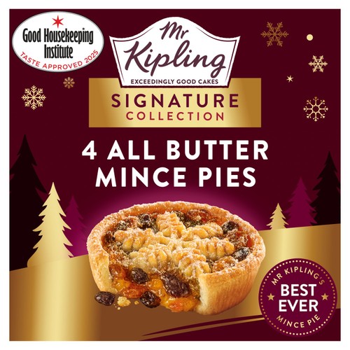 All Butter Mince Pies with Spiced Mincemeat and Pastry Snowflake