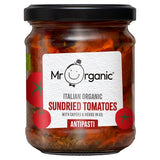 Mr Organic sundried tomato antipasti 190g, imported from the UK