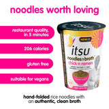 itsu chickn ramen instant noodles & broth pot