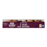 M&S M&S Gluten Free Pain Aux Raisins Pastry 2 Pack- Buy online at McGrocer