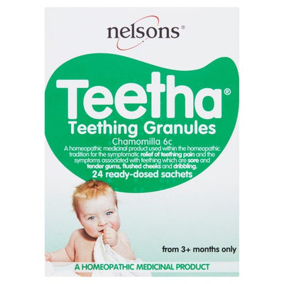 M&S Nelsons Teetha Homeopathic Teething Granules 24 Sachets- Buy online at McGrocer