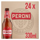 M&S Peroni Red Lager Beer Bottles 24 x 330ml- Buy online at McGrocer