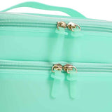 MS Womens Collection Double Tier Wash Bag One Size Mint