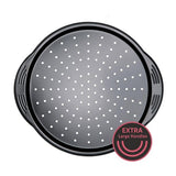 M&S Prestige Aerolift Carbon Steel Pizza Tray 30cm- Buy online at McGrocer