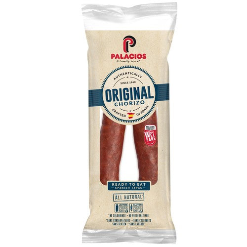 Palacios chorizo ring 225g, imported from the UK