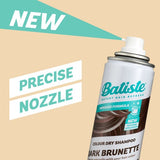 Batiste dark brunette coloured dry shampoo aerosol spray - British product