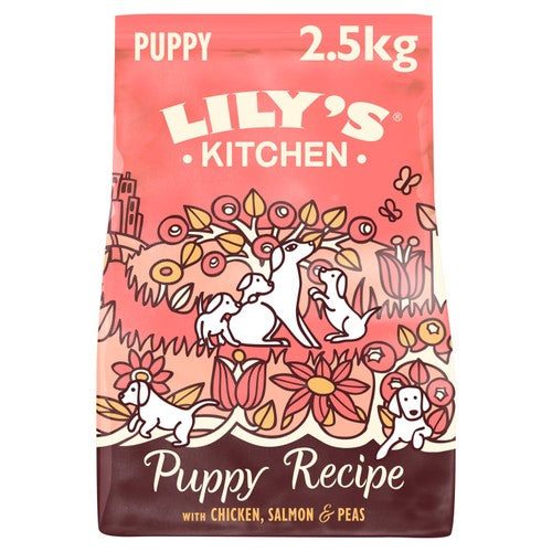 Lily's Kitchen chicken and salmon puppy dry dog food 2.5kg, UK version