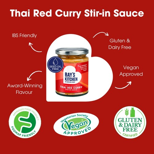 Bay's Kitchen Thai red curry stir-in sauce 260g - British product