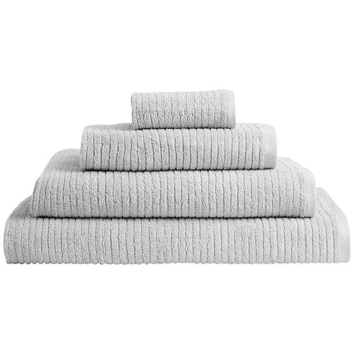 M&S Collection Cotton Quick Dry Towel, Bath Sheet, Silver Grey