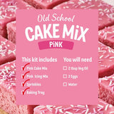 Dr. Oetker Pink Old School Traybake Mix