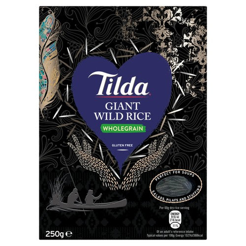 Tilda Giant Wild Rice 250g (British brand)