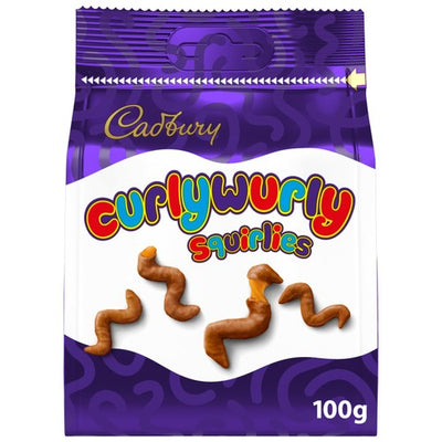 M&S Cadbury Curly Wurly Squirlies Milk Chocolate with Caramel Centre 100g- Buy online at McGrocer