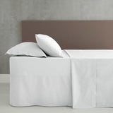 Catherine Lansfield Plain Dye Polycotton Single Fitted Sheet White