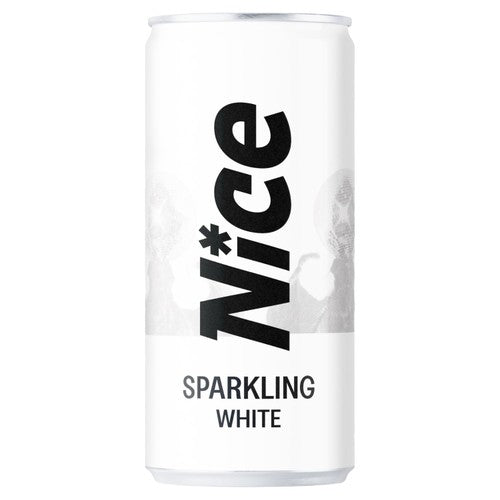 NICE Sparkling White Canned Wine 200ml, imported from the UK