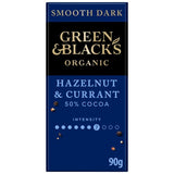 M&S Green & Black's Organic Hazelnut and Currant 50% Dark Chocolate Bar- Buy online at McGrocer