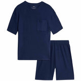 MS Waffle Shorts 8-9 Years Indigo
