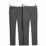 MS Boys Skinny Leg School Trousers 3-4 Years Grey