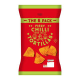 M&S Chilli Tortilla Chips Multipack 6x30g, imported from the UK