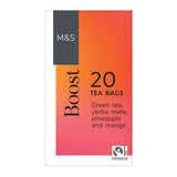 M&S M&S Green Tea Boost Pineapple and Mango Flavour Teabags 20 Count- Buy online at McGrocer
