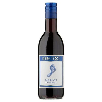 Tesco Barefoot Merlot Red Wine 187ml- Buy online at McGrocer