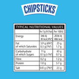 Chipsticks Salt & Vinegar Multipack Crisps 6 x 17g