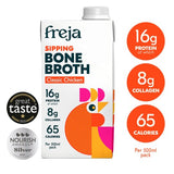 M&S Freja Classic Chicken Sipping Bone Broth Liquid Broth 500ml- Buy online at McGrocer