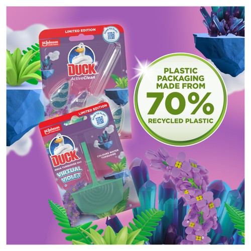 Duck Active Clean Rimblock Virtual Violet