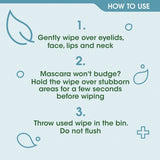 Simple facial cleansing wipes matte finish 20 pack (British brand)