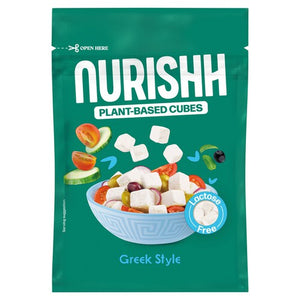 Nurishh Greek Style Cubes Vegan Alternative to Feta Cheese