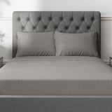 M&S Comfortably Cool Lyocell Rich Pillowcases, Dark Grey