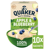 M&S Quaker Oat So Simple Apple Blueberry Porridge Sachets 10 Pack- Buy online at McGrocer