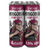 M&S Hobgoblin Ruby Ale Beer 4 x 568ml- Buy online at McGrocer