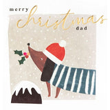 Caroline Gardner Dad Dog Christmas Card